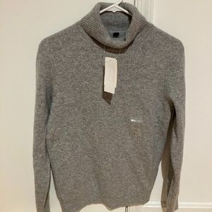 Gray wool sweater